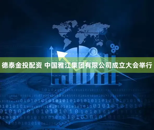 德泰金投配资 中国雅江集团有限公司成立大会举行