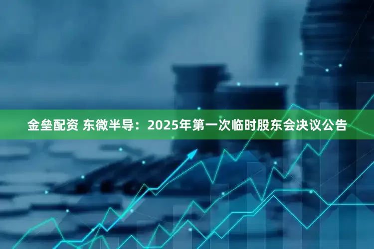 金垒配资 东微半导：2025年第一次临时股东会决议公告