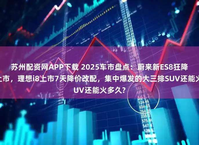 苏州配资网APP下载 2025车市盘点：蔚来新ES8狂降10万上市，理想i8上市7天降价改配，集中爆发的大三排SUV还能火多久?